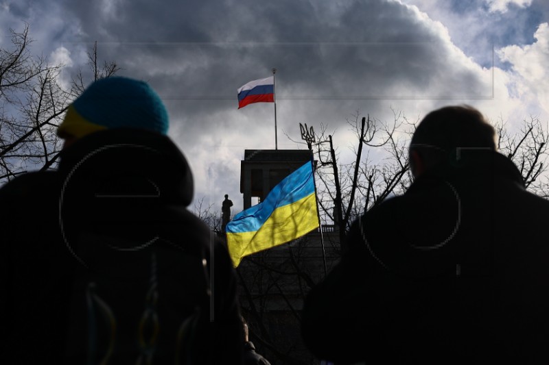 GERMANY PROTEST UKRAINE RUSSIA CONFLICT