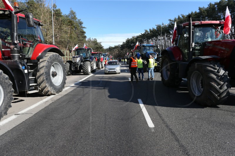 POLAND EU AGRICULTURE FARMERS PROTEST