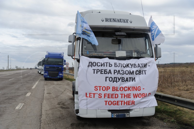 UKRAINE POLAND FARMERS PROTEST