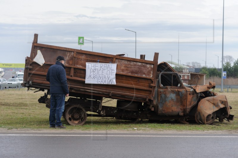 UKRAINE POLAND FARMERS PROTEST