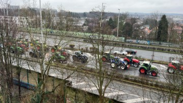 Kolone traktora u Bruxellesu