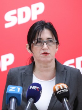 Konferencija za medije zagrebačkog SDP-a