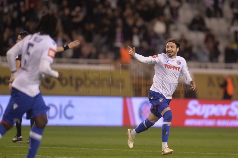 Četvrtfinalni susret Hrvatskog nogometnog kupa Hajduk - Varaždin 