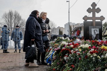 RUSSIA NAVALNY CEMETERY