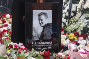 RUSSIA NAVALNY CEMETERY