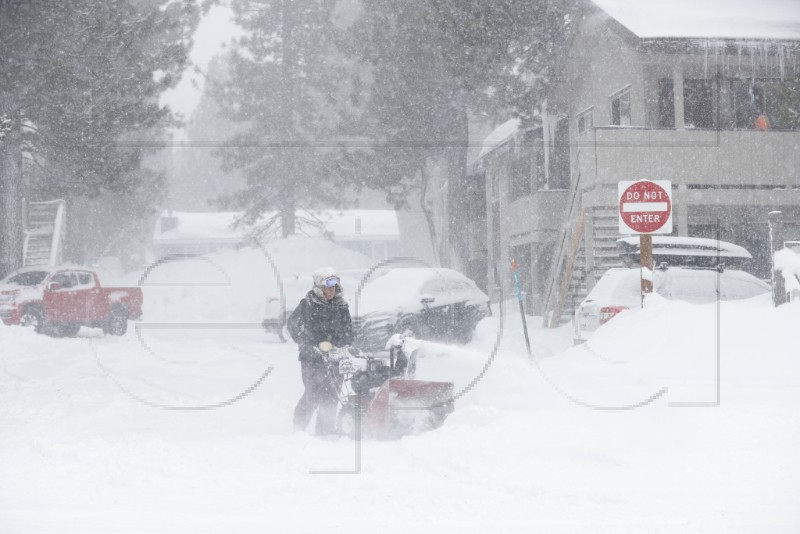 USA WEATHER BLIZZARD