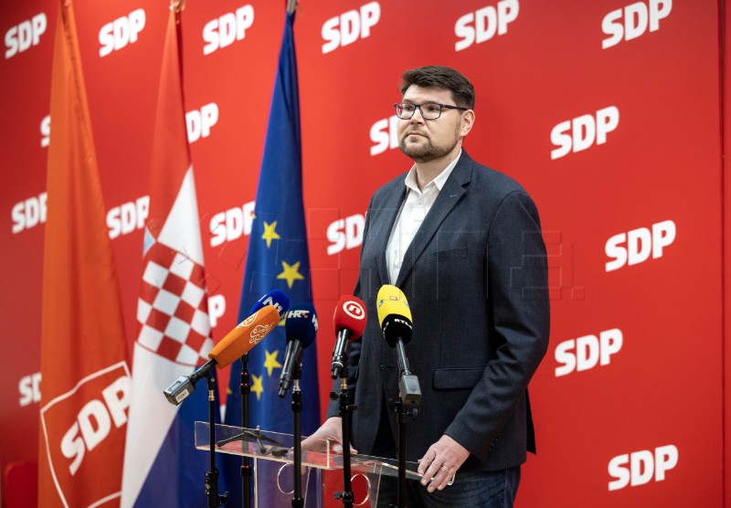 Izjava za medije predsjednika SDP-a Peđe Grbina