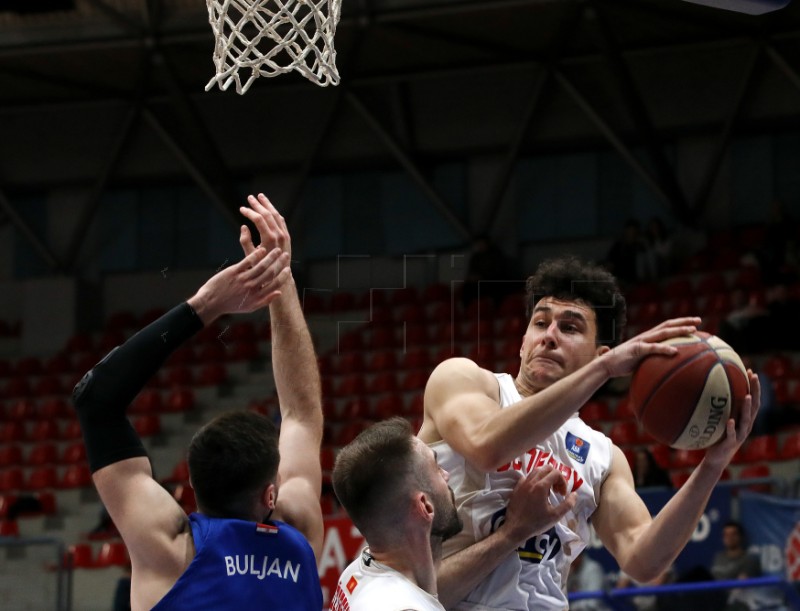 Utakmica 21. kola regionalne košarkaške ABA lige Cibona - SC Derby