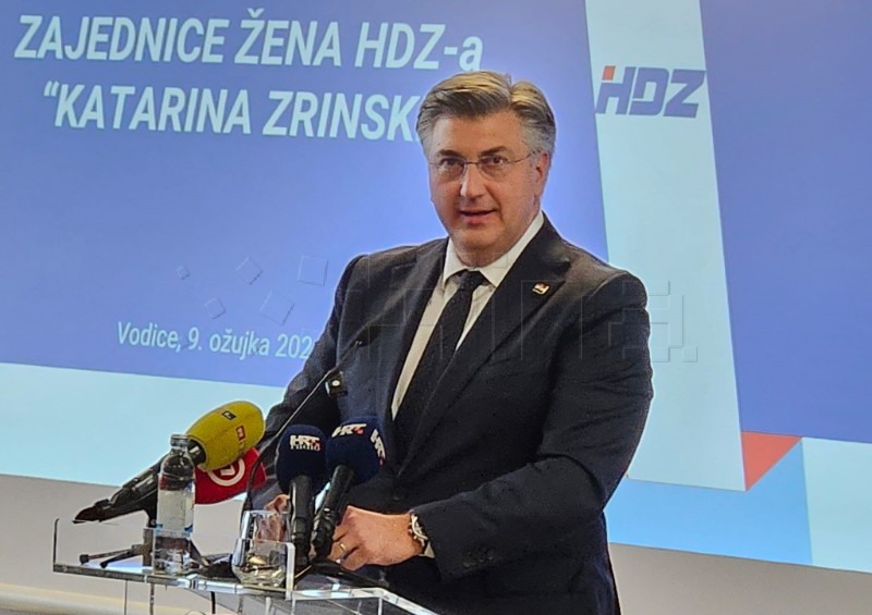 Plenković na obilježavanju 25. obljetnice osnutka Zajednice žena HDZ-a 