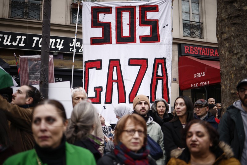 FRANCE PROTEST ISRAEL GAZA CONFLICT