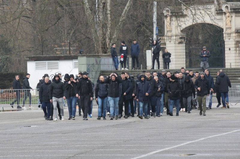 Bad Blue Boys se okupili u Maksimiru prije početka Skupštine Dinama