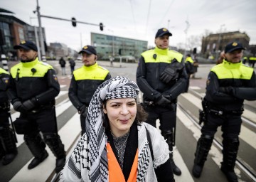 NETHERLANDS HOLOCAUST MUSEUM PROTEST