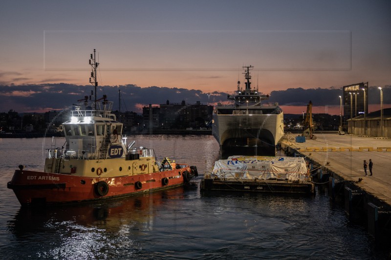  CYPRUS GAZA AID MARITIME CORRIDOR