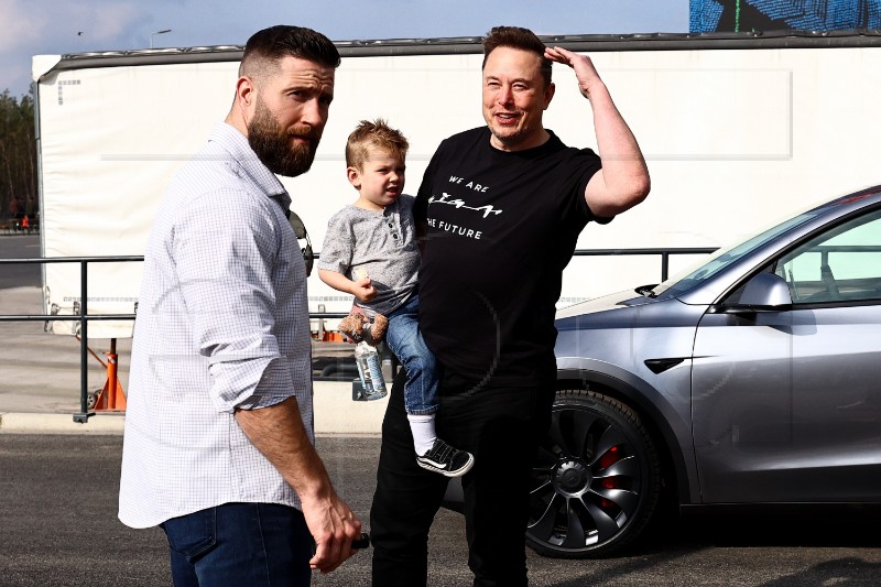 GERMANY TESLA MUSK VISIT