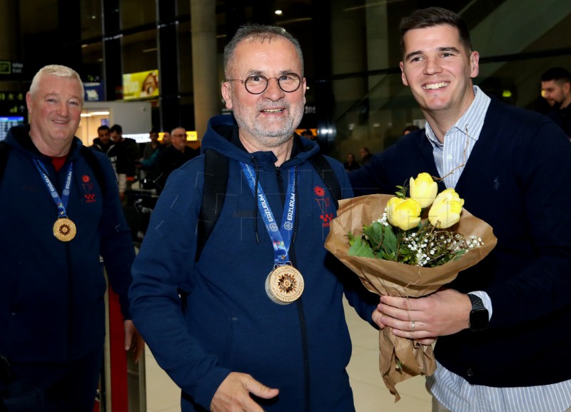 Doček hrvatske šahovske i curling reprezentacije gluhih