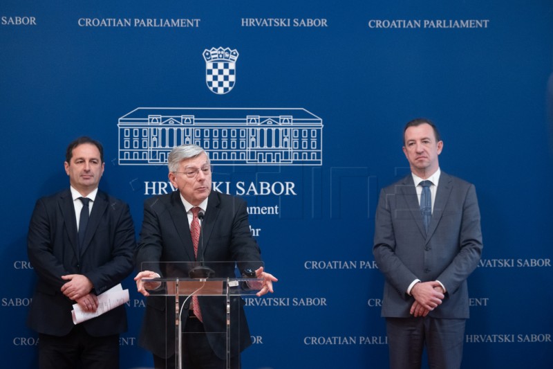 Konferencija za medije Kluba zastupnika HDZ-a