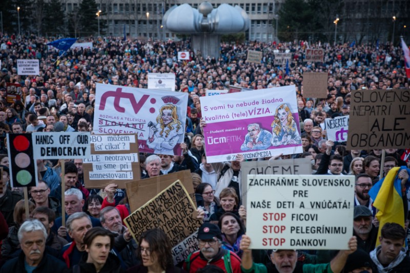 SLOVAKIA PROTEST