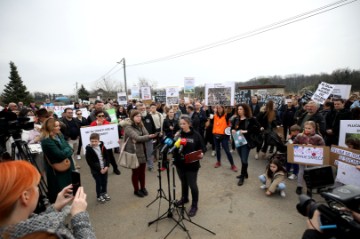 Prosvjed protiv dozvole za gospodarenje otpadom za rasadnik Čret-Zrinjevac