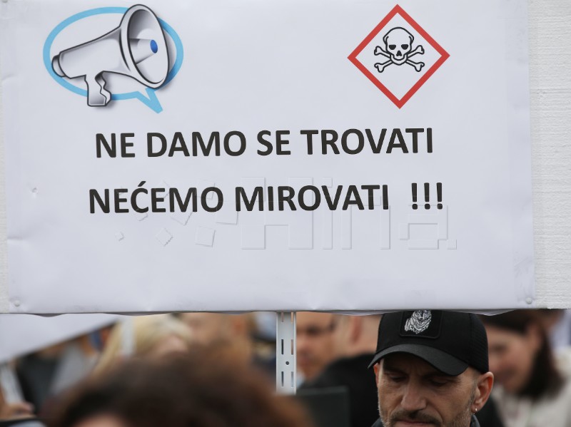 Prosvjed protiv dozvole za gospodarenje otpadom za rasadnik Čret-Zrinjevac