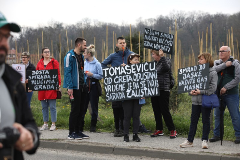 Prosvjed protiv dozvole za gospodarenje otpadom za rasadnik Čret-Zrinjevac