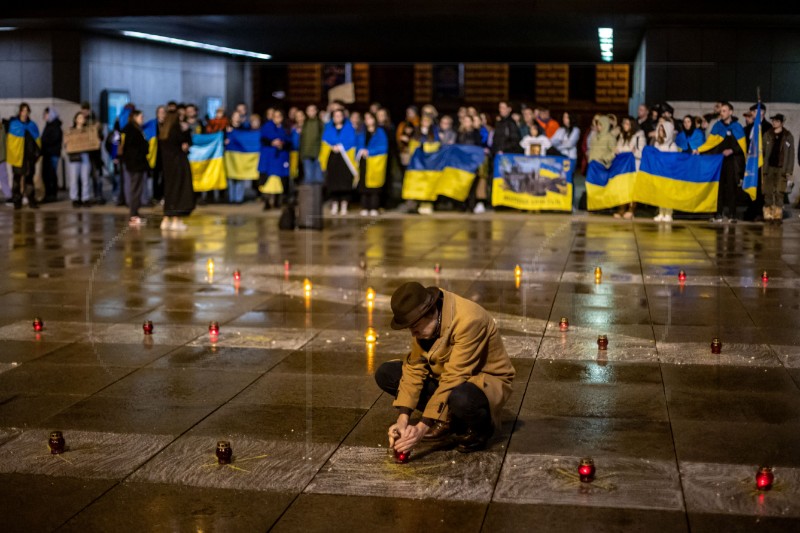 CZECH REPUBLIC UKRAINE RUSSIA CONFLICT RALLY