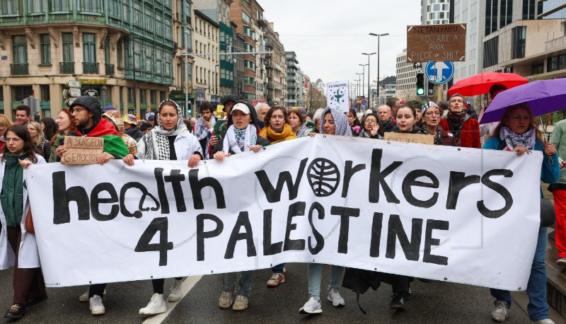 BELGIUM PROTEST ISRAEL GAZA CONFLICT