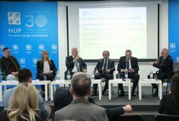 Konferencija za medije HUP-a "Ekonomska kava: Zakon o strancima"