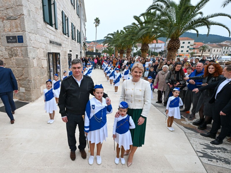 Predsjednik Milanović na obilježavanju Dana Općine Vela Luke