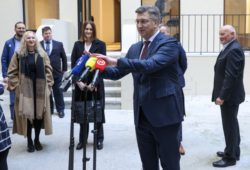 Plenković obišao radove na zgradi  Hrvatskog športskog muzeja