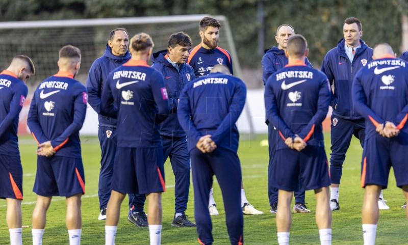 Trening hrvatske nogometne reprezentacije