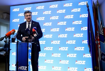 Andrej Plenković nakon sjednice Predsjedništva HDZ-a