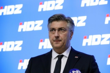 Andrej Plenković nakon sjednice Predsjedništva HDZ-a