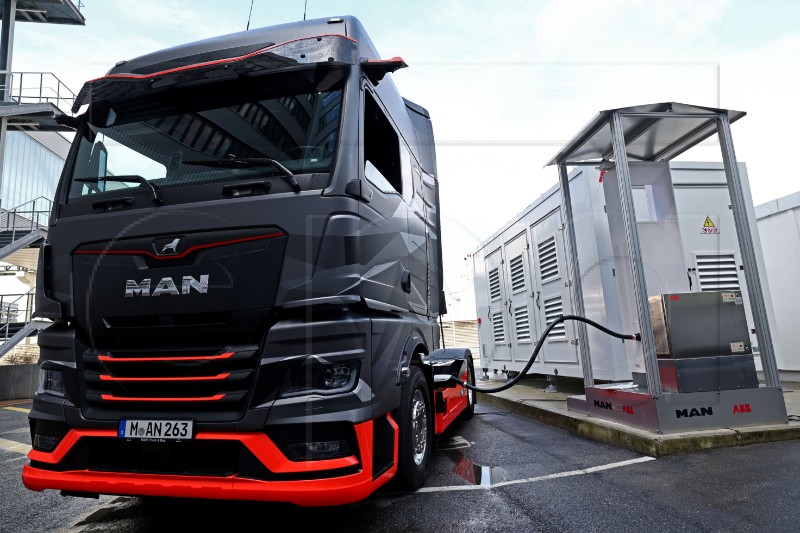 GERMANY ELECTRIC TRUCKS CHARGING STATION 