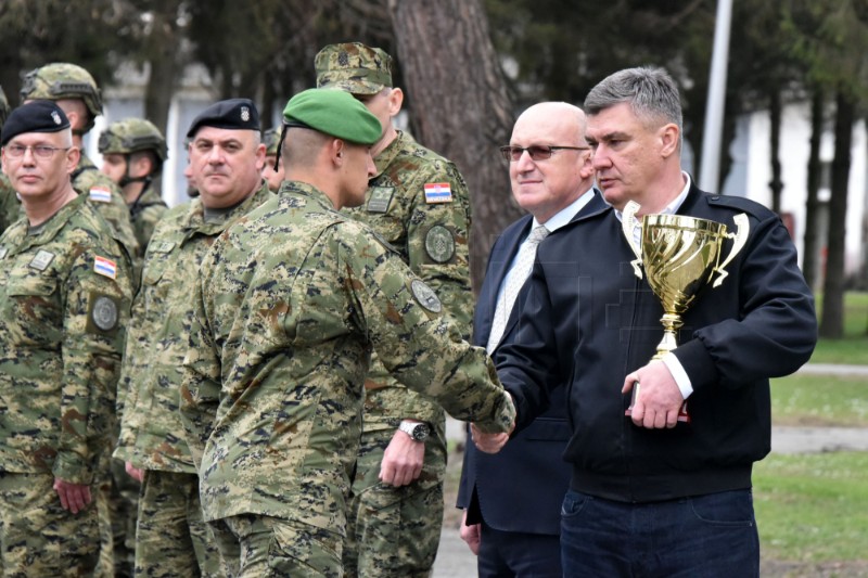 Milanović na obilježavanju 17. obljetnice Gardijske oklopno-mehanizirane brigade