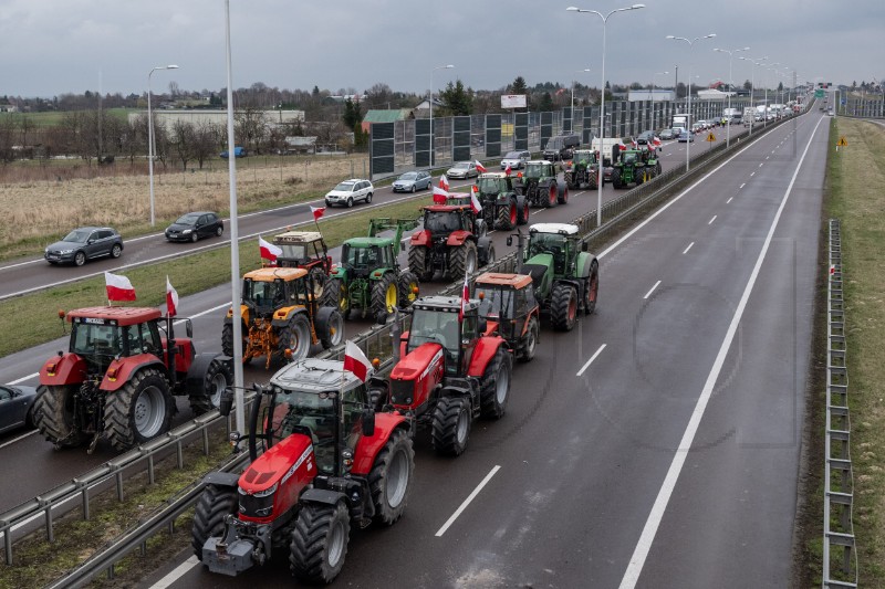 POLAND EU AGRICULTURE FARMERS PROTEST