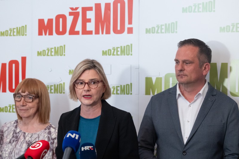 Konferencija za medije Možemo! i Hoćemo pravedno!