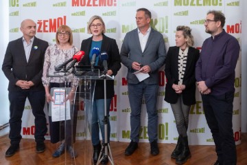 Konferencija za medije Možemo! i Hoćemo pravedno!