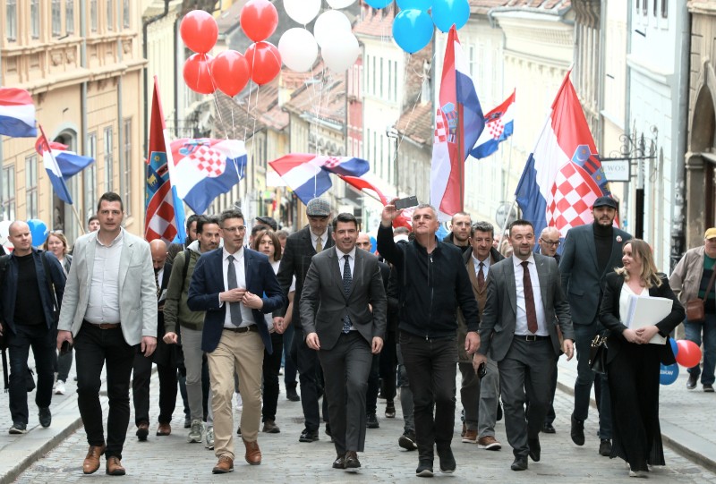 Most, Hrvatski suverenisti, Nezavisna lista mladih i HKS predali liste DIP-u 