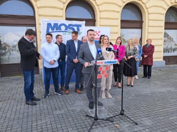 Predstavljena lista Mosta i Hrvatskih suverenista u 5. izbornoj jedinici