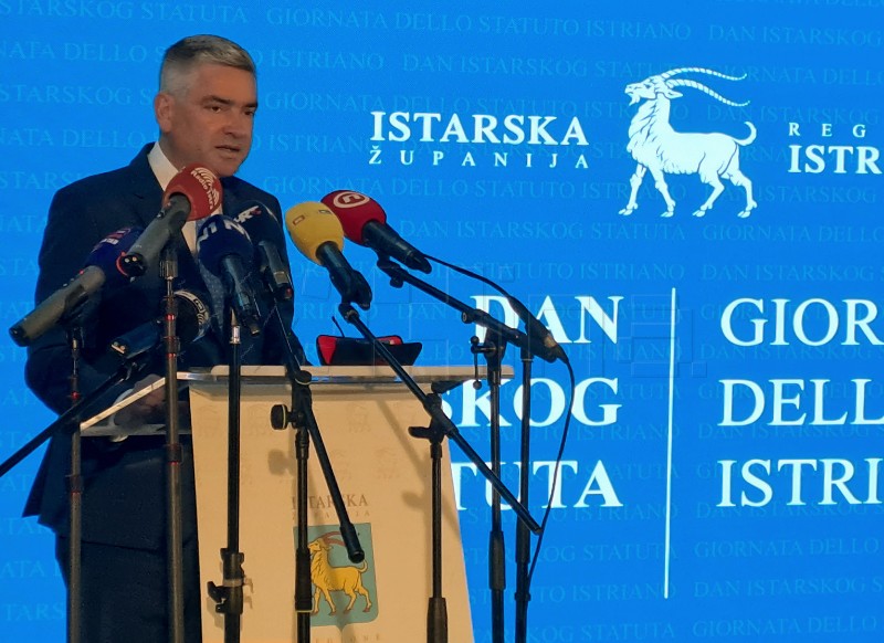 Milanović na svečanoj sjednici Istarske županije – Istarskog sabora