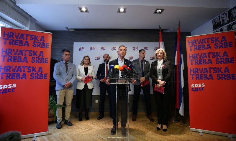 Samostalna demokratska srpska stranka (SDSS) održala konferenciju za novinare