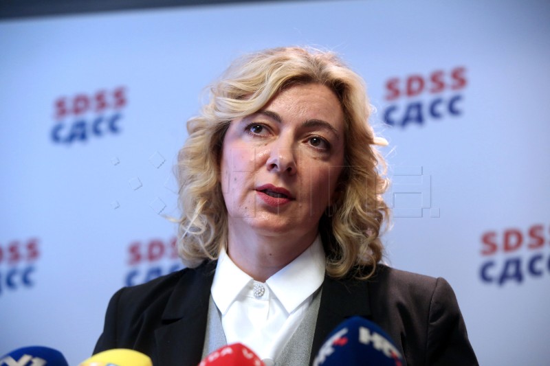 Samostalna demokratska srpska stranka (SDSS) održala konferenciju za novinare