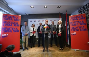 Samostalna demokratska srpska stranka (SDSS) održala konferenciju za novinare