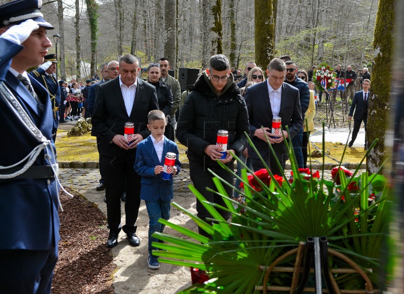 Komemoracija u spomen na akciju "Plitvice" i pogibiju Josipa Jovića