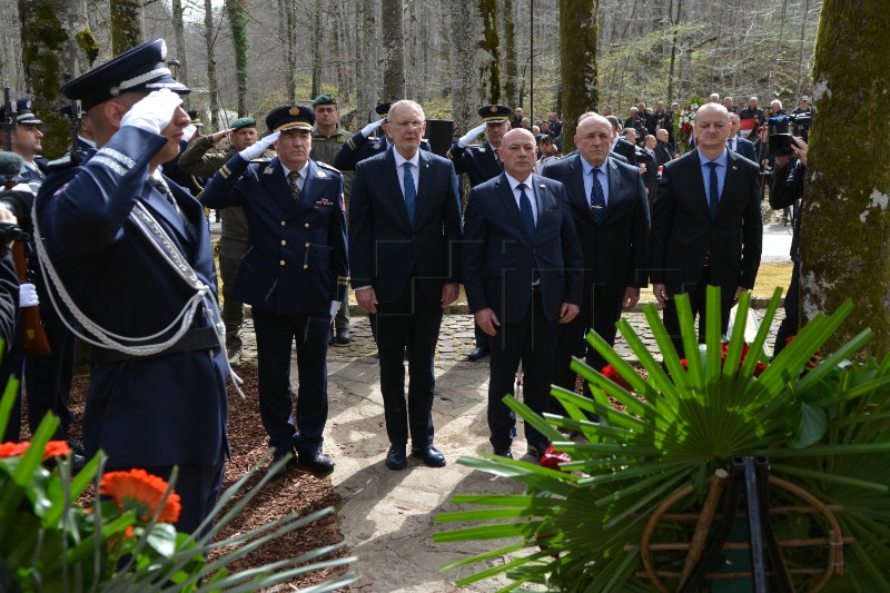 Komemoracija u spomen na akciju "Plitvice" i pogibiju Josipa Jovića