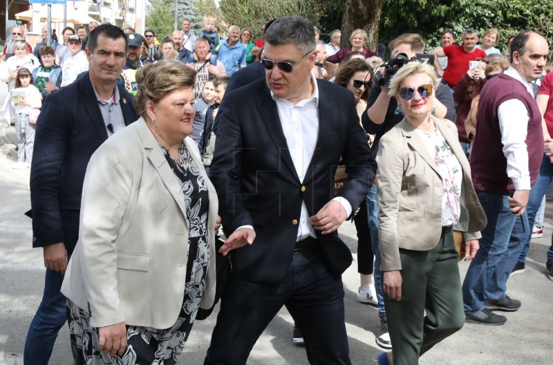 Milanović u Gradecu na paljenju Vuzmice