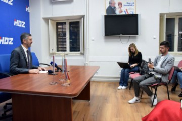 Konferencija za medije HDZ-a u Dubrovniku