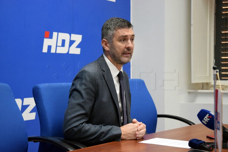 Konferencija za medije HDZ-a u Dubrovniku