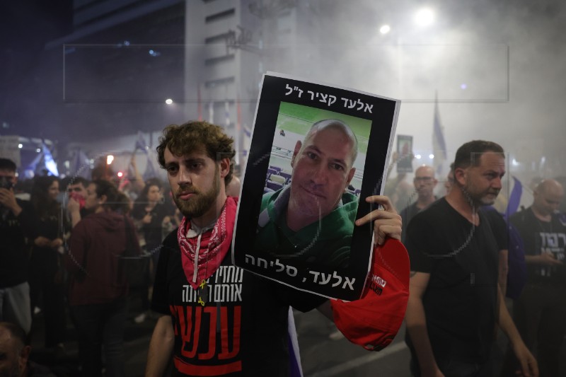 ISRAEL PROTEST HOSTAGES CONFLICT