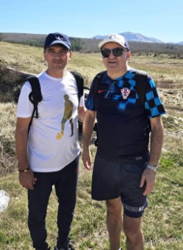 Dalić prešao 50 kilometara, u ponedjeljak nastavio hodočašće k Međugorju